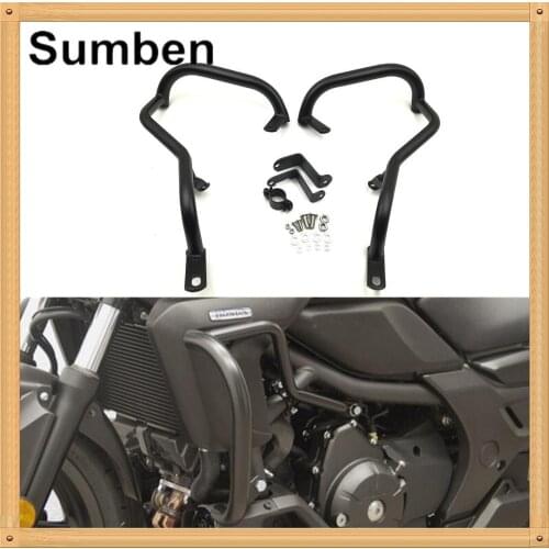 For Honda CTX700 CTX700N Motorcycle Engine Guard Freeway Crash Bar Bumper Buffer Frame Body Side Protector w/ Mounting Bolts