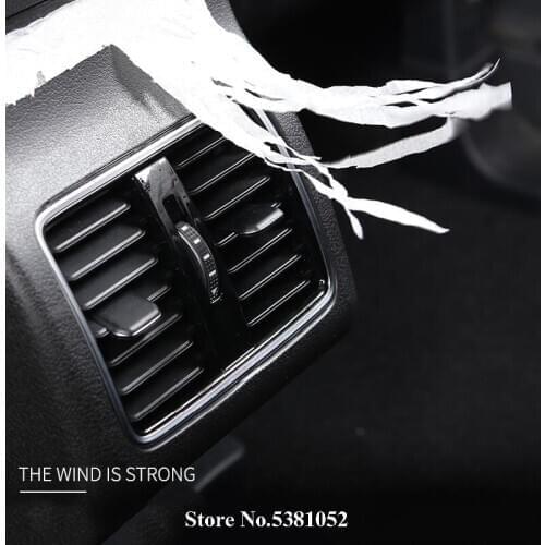 For Mitsubishi Outlander 2012 2013 2014 2015 2016 2017 2018 Abs Car Central Control Rear Air Outlet Cover Armrest Vent Panel