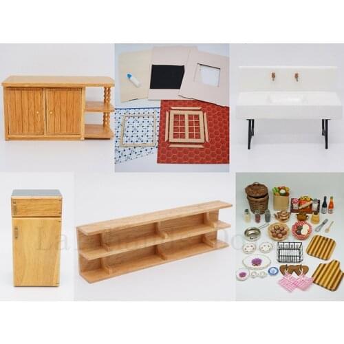 Mini Dollhouse 1:12 Mini Fashion Kitchen Restaurant Decor Accessories Dollhouse Furniture Toys