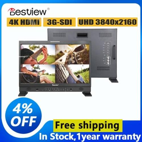 Bestview S21 21-calowy duży Monitor 21 ''3G SDI 4K HDR monitorowanie wsparcie PBP/PIP UHD 3840x2160 pulpit wieloekranowy