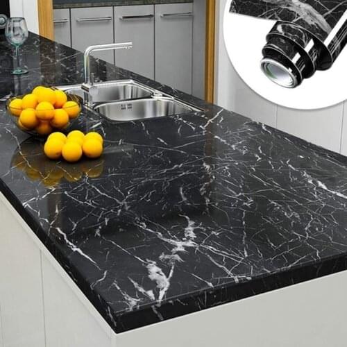 3M Marble Waterproof Countertop Wall Sticker Self Adhesive Wallpaper Decorative Film Kitchen Cabinet Contact Paper Home Decor
