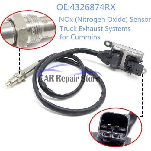 New NOx Nitrogen Oxygen Sensor 5WK9 6741B 4326874RX Exhaust Systems For Cummins 28729846 4326874 NOx Sensor Auto Parts