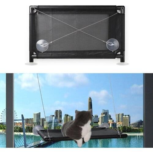 Cat Bed Basking Hammock Window Mounted Washable Cat Window Hammock Sunny Seat Cushion Hanging Bed House Max 20kg Pet Supplies