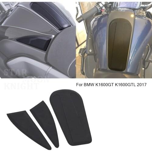 K1600 GT/GTL Protector Anti slip Tank Pad Sticker Gas Knee Grip Traction Side 3M Decal For BMW K1600GT -2016 K1600GTL -2016