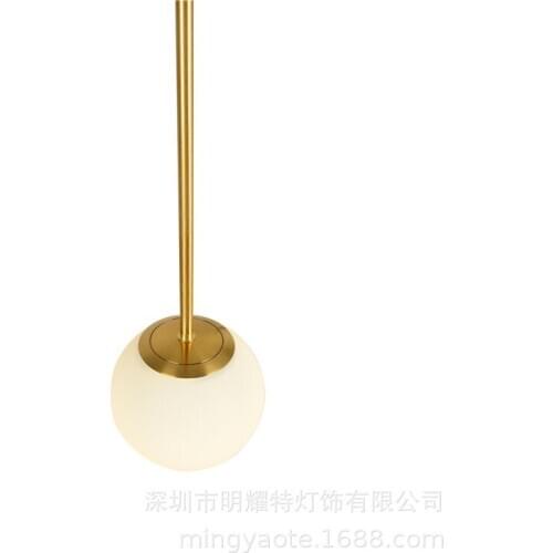 Modern glass ball color cord light kitchen chandeliers ventilador de techo living room decoration luzes de teto