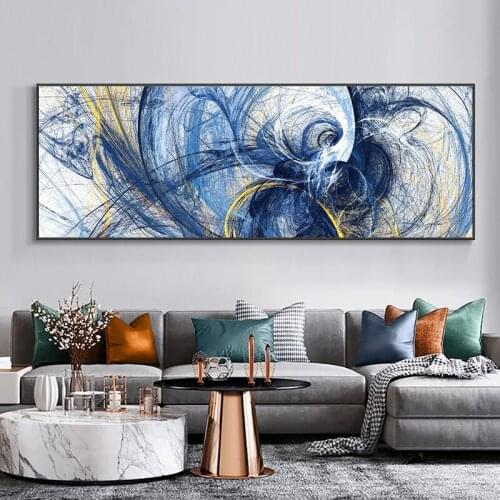Modern Wall Art Colorful Abstract Line Simplicity Painting Wall Decor Canvas Printing Wall Art Pictures for Living Room Decor