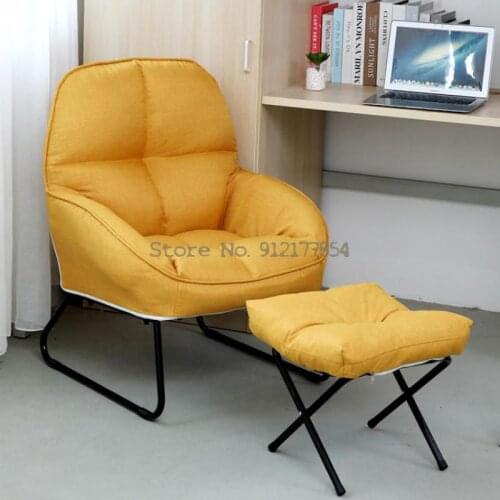 Computer chair home comfortable office chair bedroom makeup chair backrest fixed study desk chair net red lazy chair