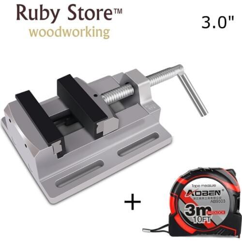 3.0" Alluminium Drill Press Vice Vise + 3m Tape Measure
