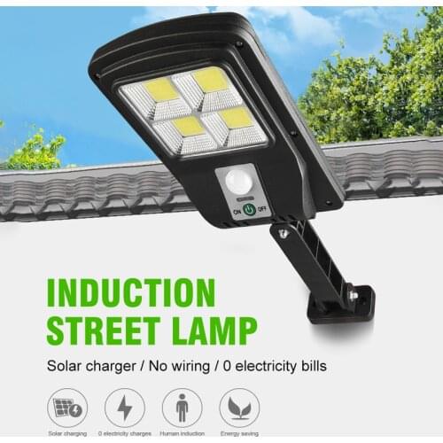 48 COB Solar Street Lights Outdoor 120° Security Light Wall Lamp Waterproof PIR Motion Sensor Courtyard Lamp Garden Cocina