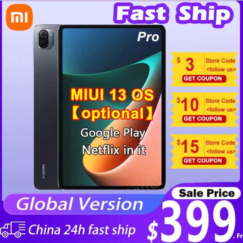 English Version Mi Tablet 5 Pro Mi Pad 11Inch 2.5K LCD Snapdragon 870 6G/8G RAM 128G/256G ROM 8600mAh Study Office Mini PC