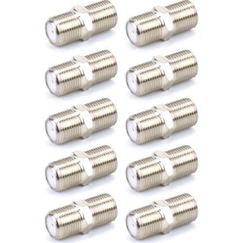 10PCS Female to Female Jack RG6 Coaxial Cable Used In Video Connector