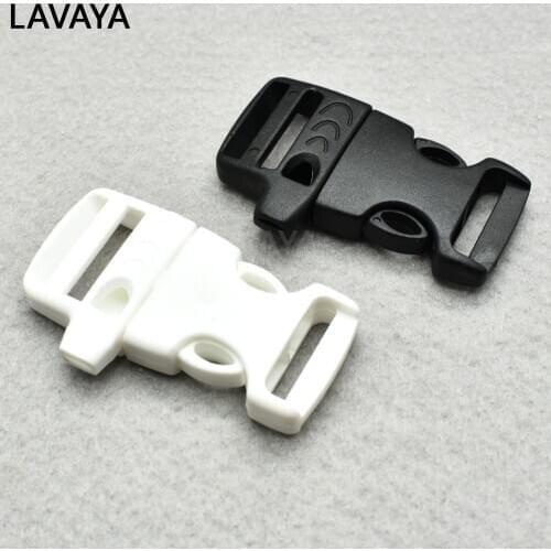 10pcs Whistle Side Release Buckle For Backpack Belt Strap Paracord Bracelet Survival Bag Parts Webbing 3/4"(20mm)