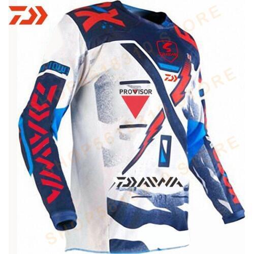 DAIWA 2020 Fishing Clothing Summer Short Sleeve Deep Sea Sunscreen Breathable Clothes Anti-UV Ultrathin Shirt Pesca DAIWA Pesca