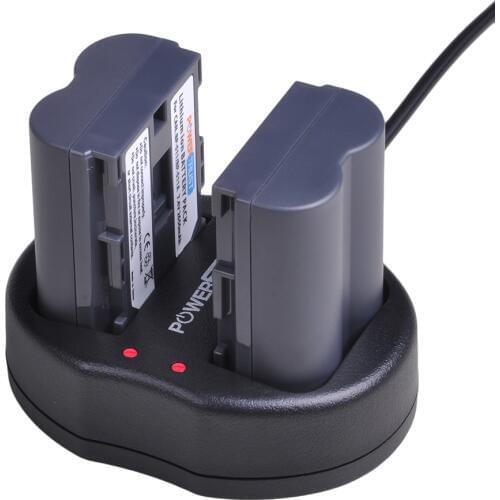 2x BP-511 BP-511A BP 511 BP511 Li-ion Battery + Dual USB Charger for Canon G6 G5 G3 G2 G1 EOS 300D 50D 40D 30D 20D 5D Batteries