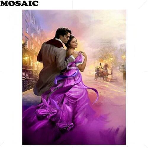 5D DIY Diamond Painting,snow house,3D Diamond Cross Stitch Diamond Embroidery home Decoration puzzle painting