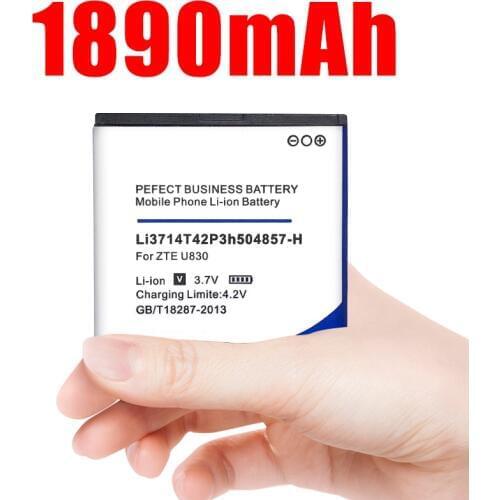 1890mAh Li3714T42P3h504857-H battery for ZTE Beeline smart 2 V808 U880S U812 V788D U830 N788 U788 N789 N799D battery