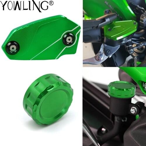 For KAWASAKI Z800 Z 800 2013 2014 2015 2016 Motorcycle Accessories Front & Rear Brake Fluid Cylinder Master Reservoir Cover Cap