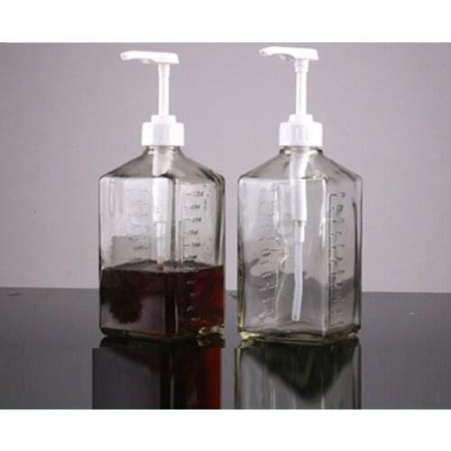 Sugar Press Bottle 8cc / 10cc 15cc Glass Sugar Press Bottle Hand Pressure Fructose Sugar Press Bottle Milk Tea Coffee Utensils