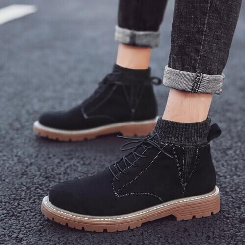 Coturno summer Winter top high boots genuine mens dress stylish leather boot mens shoes casual man footwear cowboy winter men