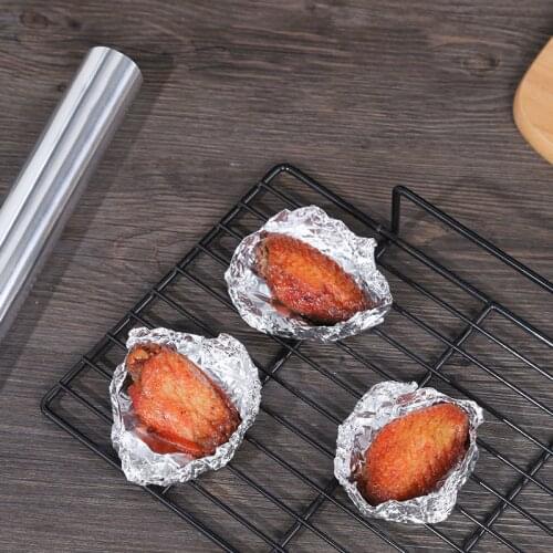 Food Grade Barbecue Aluminum Foil Oven Baked Aluminum Foil Dispenser Packaging Barbecue Chicken Paper Kitchen Use Cooking Tool