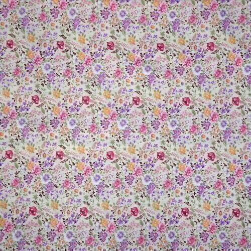Hot sale floral fabric printed 100% cotton fabric , cotton Poplin fabric patchwork cotton fabric meters for sale