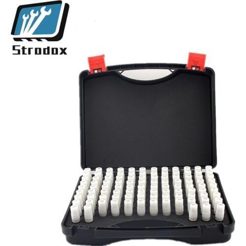 White Steel Pin Gauge 50mm Pin Measuring Tool 0.1mm - 1.0mm 91pcs 2.0mm - 3.0mm 101pcs Pin Gage Gauge Measuring Tool set gauge