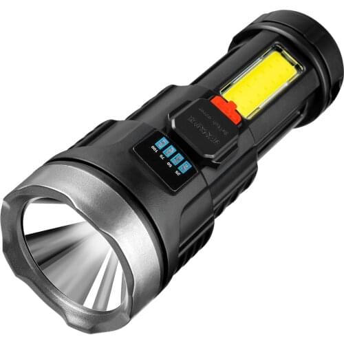 Mini Rechargeable LED Flashlight Use XPE + COB lamp beads 100 meters lighting distance Used for adventure, camping, etc
