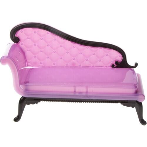 New Hot Sale Plastic Sofa Dollhouse Miniature Furniture Set Accessory for Dolls Accessories Kids Gift Pretend Doll House Decor