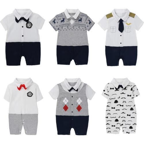For small boys cotton Baby clothes toddlers bow tie baby clothes Roupas Bebe tender overalls for little boys overalls SR295