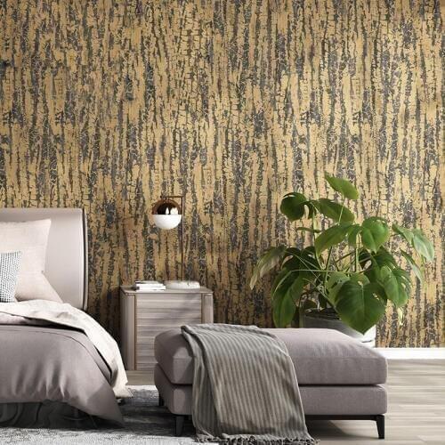 Papier peint Vintage Tree Bark Wall Papers Home Decor Non Woven Stripped Wallpaper for Living Room Bedroom Wall Cover Mural