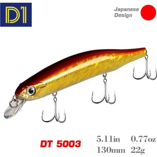 D1 suspending minnow 130mm 22g floating 0-1.2m orbit fishing lure 2020 jerkbaits for fishing fake bait pike bass perch jerkbait