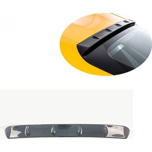 Real Carbon Fiber Factory Window High Rear Roof Spoiler Wing Top Lip For Toyota GR Supra 5th J29 A90 A91 Coupe 2-Doors 2019-2021