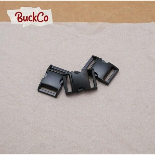 Retailing metal curved side release buckle dog collar outdoor camping backpack bag 20mm DIY paracord hardware accessory BU20B02