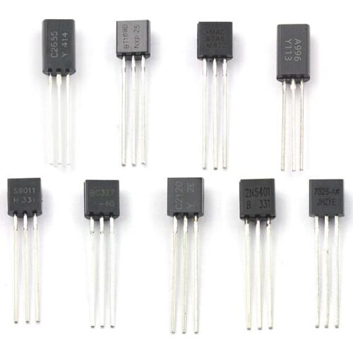 S9014 HT7325 BC327-40 2SC2120 2SA966 2SC2655 S9011 0.03A 30V 2N5401 C380TM 2SA1266 BT131-600 1A 600V MAC97A6 BT169D 400V 0.8A