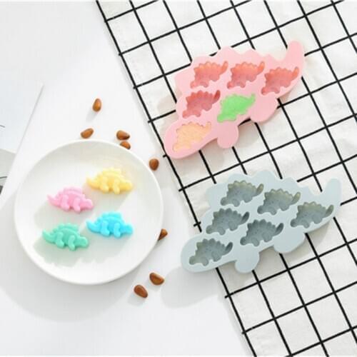 Cute Cartoon DIY Dinosaur Chocolate Silicone Molds For Baking Birthday Cake Decorating Tools Candy Moulds Cupcake Accessories