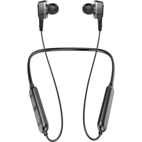 TWS ear-neck headphones wireless bluetooth headset Sports stereo dual Dynamic 5.0 IPX5 Waterproof earphones with Microphone