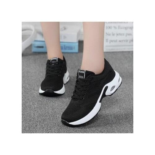 Ladies Trainers Casual Mesh Sneakers Pink Women Flat Shoes Lightweight Soft Sneakers Breathable Footwear Basket Shoes Plus Size