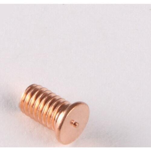 25PCS Copper Plated Screw Welding Screws Spot-Welding Plant Screw Studs M3 * 6 GB902