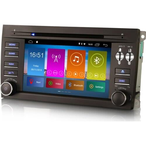 7" Android 10.0 OS Car DVD Multimedia Navigation GPS Radio for Porsche Cayenne 2003-2010 with Android Auto Function Support