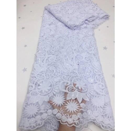African lace fabric sequined lace fabric 2021 high quality lace sequined French mesh gauze mesh fabric D4381