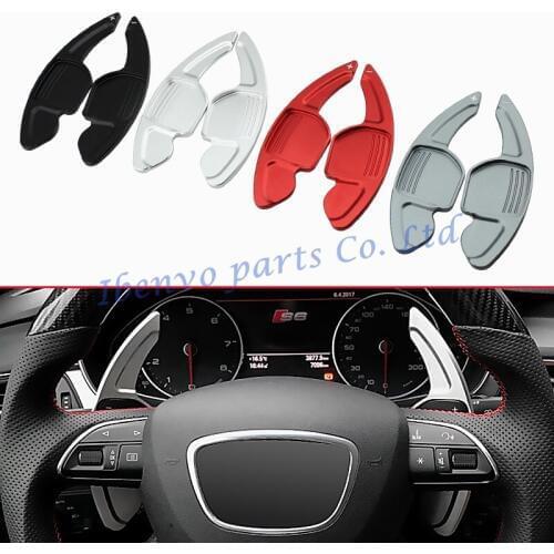 Car Styling Steering Wheel Gear Extension Paddle Shifter For Audi A3 A4 S4(B8) A5 A6 S6(C7) Q3 Q5 Q7 TT/TTS Vehicle Accessories