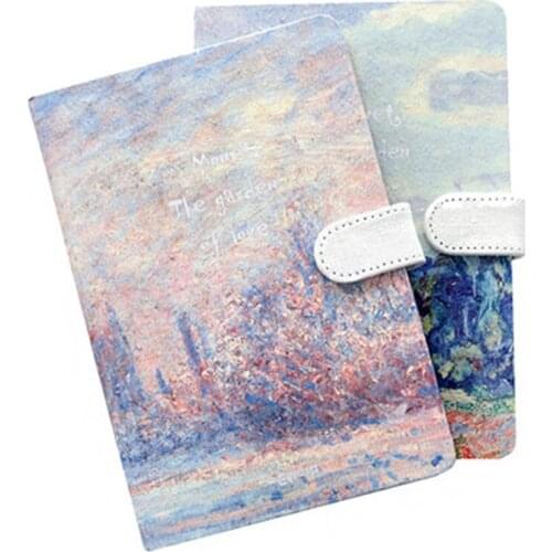 Vintage Flower painting Notebook Love back garden series line Blank Grid weekly planner pages Diary Organizer Travel Notepad