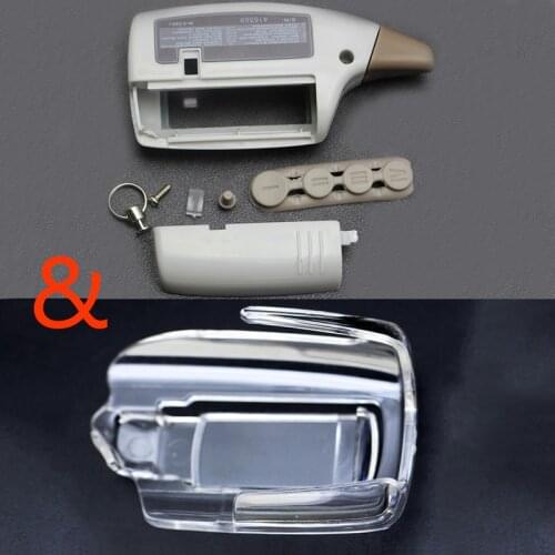 M5 Lcd Body Case Keychain Covers For Russian Version 2-Way Scher Khan Magicar 5 6 Lcd Two Way Car Alarm Remote