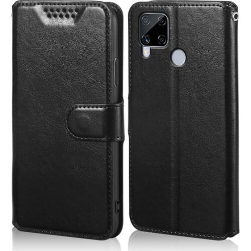 For OPPO Realme C15 Case flp leather book wallet Phone Case for OPPO Realme C15 Cover Realme C 15 TPU Bumper RealmeC15 6.5 Coque