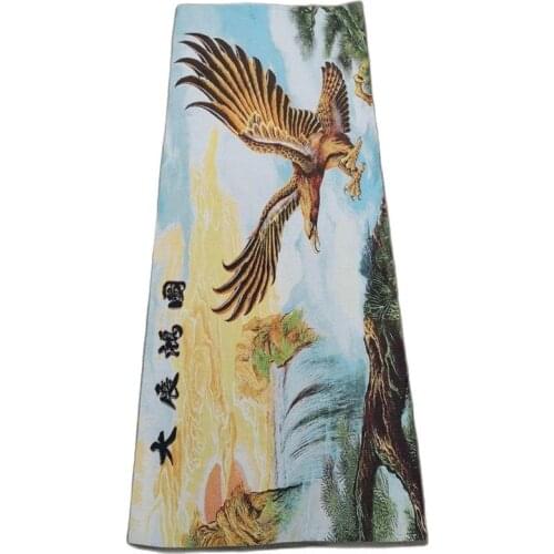 China Old Silk Thangka Like Hanging Painting Embroidery Painting Calligraphy