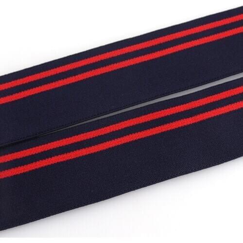 Red Color Elastic webbing Strap Stretchy Tape Elastic Band A skirt belt Garment accessories Stripe Ribbon