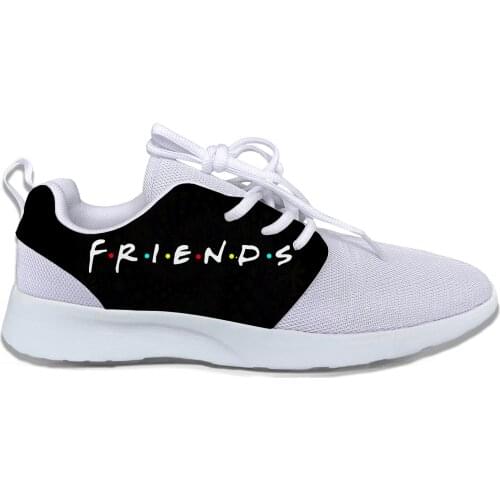 Friends TV Show Anime Cartoon Cute Fashion Funny Sport Running Shoes Casual Breathable Lightweight 3D Print Men Women Sneakers