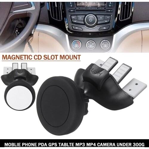 Magnetic Car CD Slot Mount For Smart Mobile Cell Phone Air Vent Mount For iphone 11 Pro Max X XR XS MAx GPS Holder Accessories