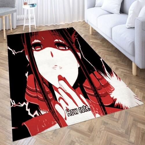 Love is War How Cute Carpet for Living Room 3D Anime Cartoon Rug Gamer Teen Room Bedside Lounge Rug Kids Children Floor Mats