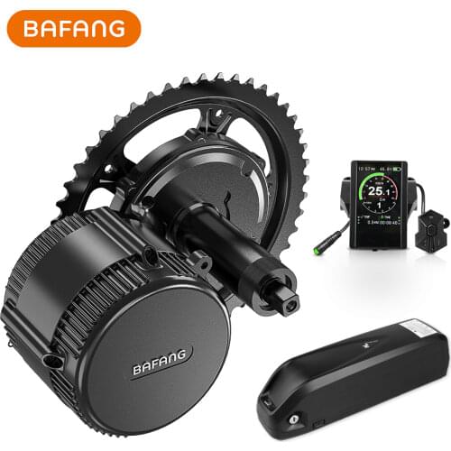 Bafang 8FUN 48V 750W BBS02B MMG320 48V 13Ah 17.5Ah Down Tube Battery Ebike Electric Bicycle Mid Drive Motor Conversion Kit